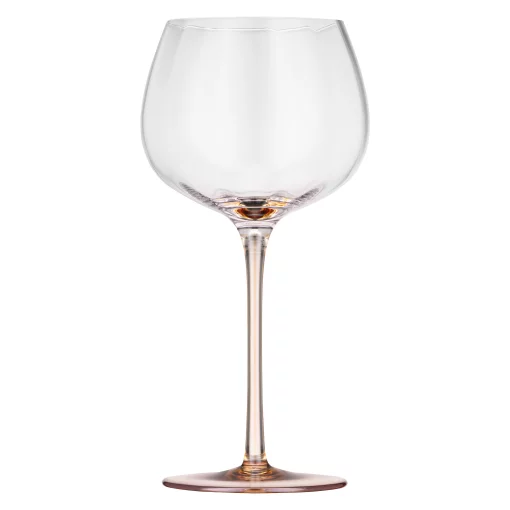 Набір келихів для вина Ardesto Black Mars Amber 420мл, 2шт, скло, прозоро-золотистий