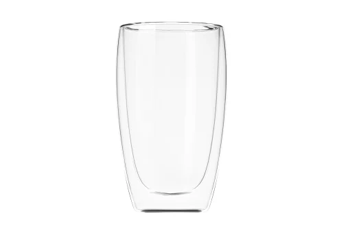 Набір чашок з подвійними стінками Ardesto, 450мл, 2шт, боросилікатне скло, прозорий