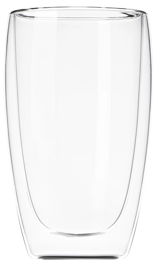 Набір чашок з подвійними стінками Ardesto, 450мл, 2шт, боросилікатне скло, прозорий