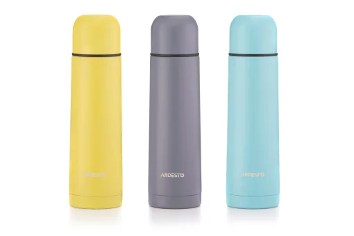 Термос Ardesto Bright City, 500мл, нержавіюча сталь, жовтий