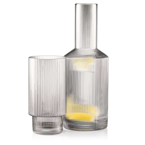 Графин Ardesto Graphite, 800мл, боросилікатне скло, сірий