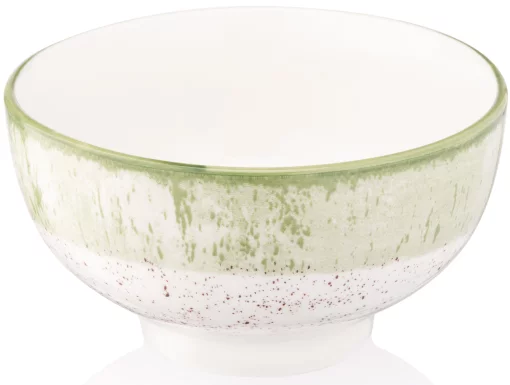 Салатник Ardesto Siena, 11.5см, порцеляна, біло-зелений