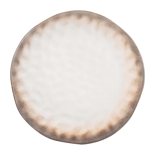 Тарілка десертна Ardesto Umbria, 19см, кераміка, сірий світлий