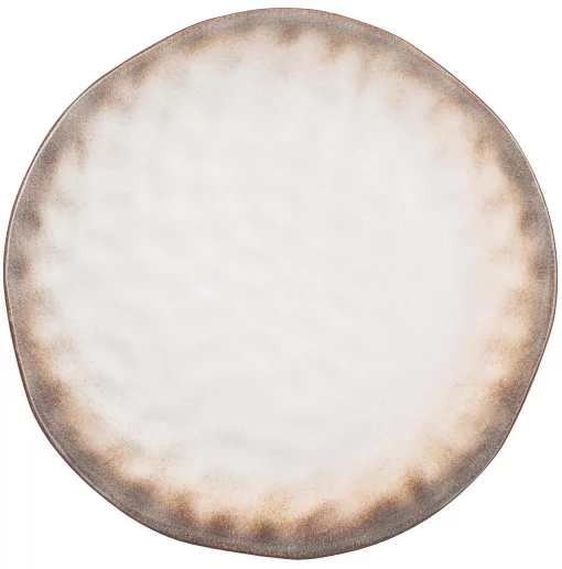 Тарілка десертна Ardesto Umbria, 19см, кераміка, сірий світлий