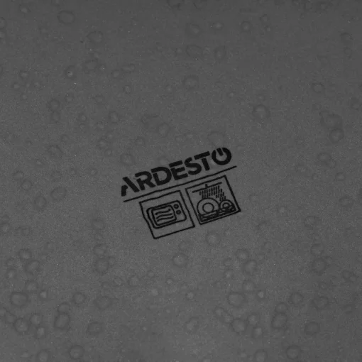 Тарілка десертна Ardesto Trento, 20.5см, кераміка, сірий