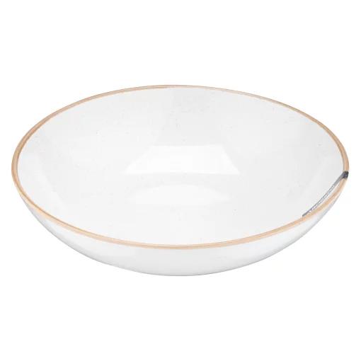 Тарілка супова Ardesto Apulia, 820мл, 20.8см, кераміка, білий