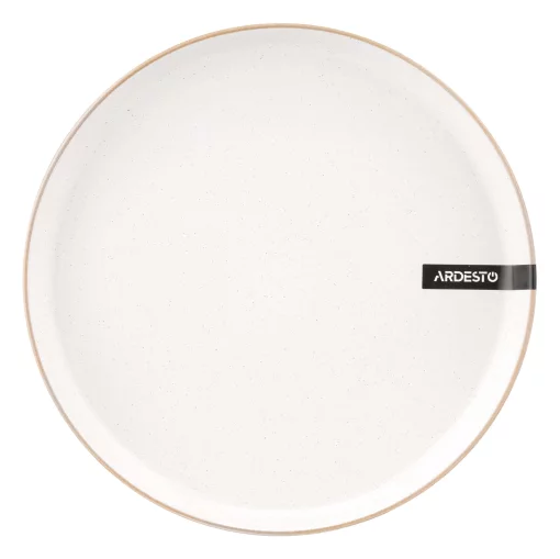 Тарілка обідня Ardesto Apulia, 26.6см, кераміка, кремовий