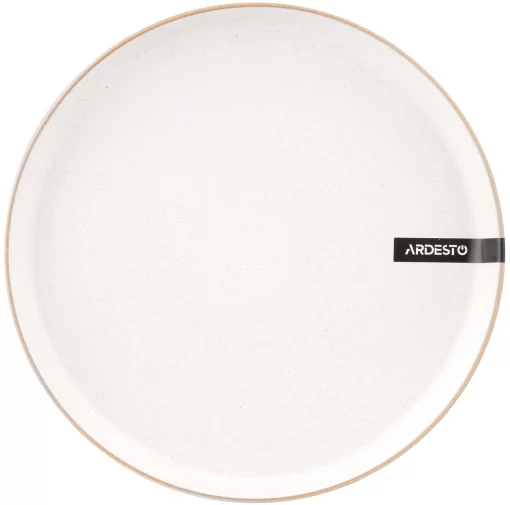 Тарілка обідня Ardesto Apulia, 26.6см, кераміка, кремовий