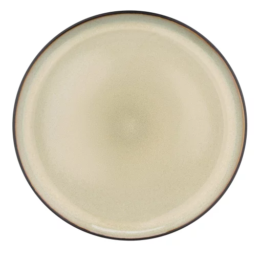 Тарілка обідня Ardesto Bolzano, 26.6см, кераміка, чорно-зелений