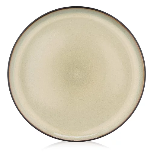 Тарілка обідня Ardesto Bolzano, 26.6см, кераміка, чорно-зелений