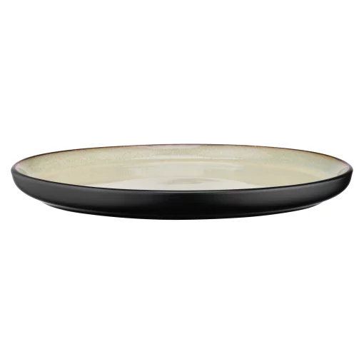 Тарілка обідня Ardesto Bolzano, 26.6см, кераміка, чорно-зелений
