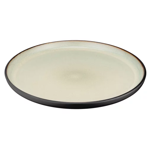 Тарілка обідня Ardesto Bolzano, 26.6см, кераміка, чорно-зелений