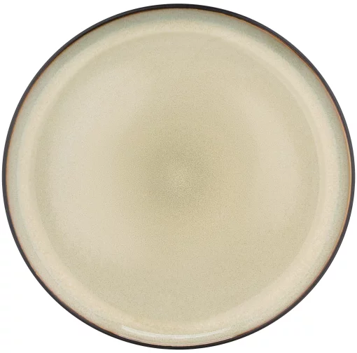 Тарілка обідня Ardesto Bolzano, 26.6см, кераміка, чорно-зелений