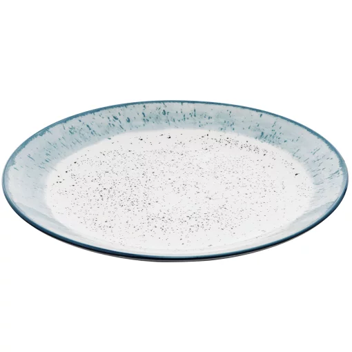 Тарілка обідня Ardesto Siena, 27см, порцеляна, біло-блакитний