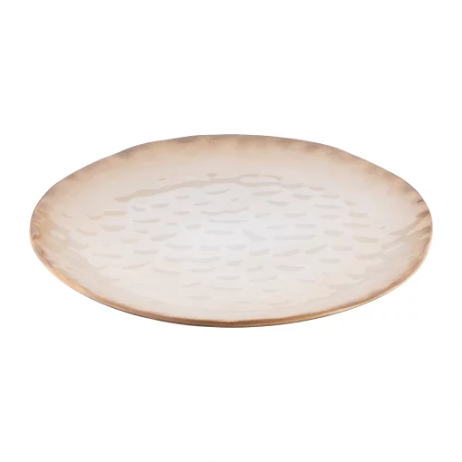Тарілка обідня Ardesto Umbria, 27см, кераміка, бежевий