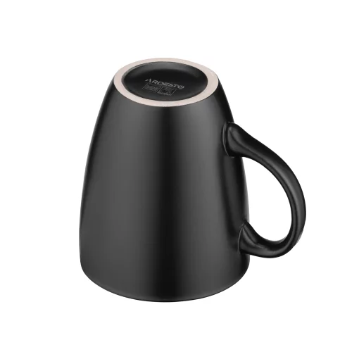 Чашка Ardesto Bolzano, 380мл, кераміка, чорно-коричневий