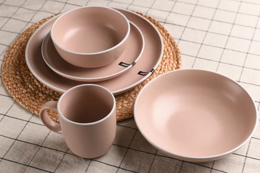 Чашка Ardesto Cremona Summer pink, 390мл, кераміка, рожевий