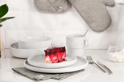 Чашка Ardesto Trento, 390мл, кераміка, білий