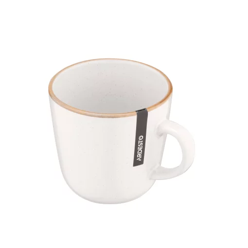 Чашка Ardesto Apulia, 450мл, кераміка, кремовий