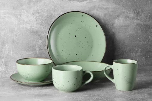 Чашка Ardesto Bagheria Pastel green, 480мл, кераміка, зелений