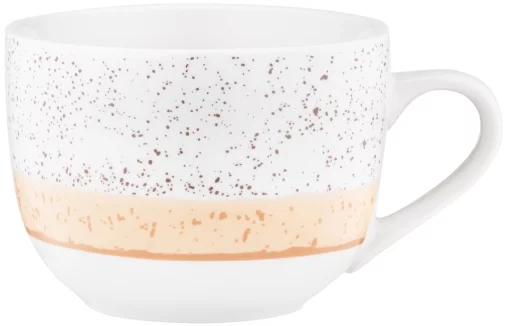 Чашка Ardesto Siena, 500мл, порцеляна, біло-жовтий