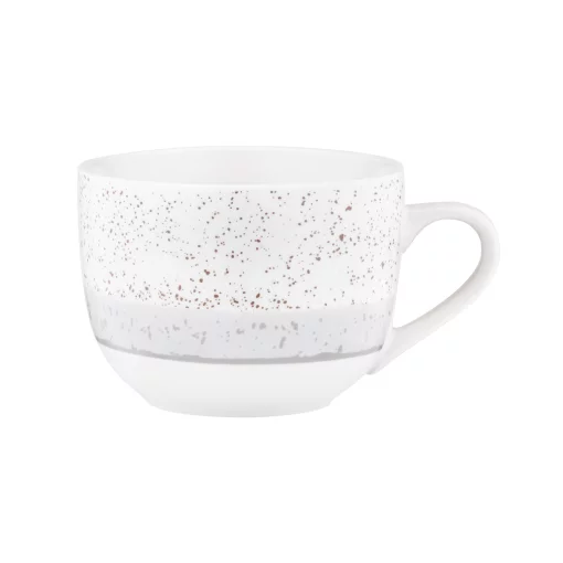 Чашка Ardesto Siena, 500мл, порцеляна, біло-сірий