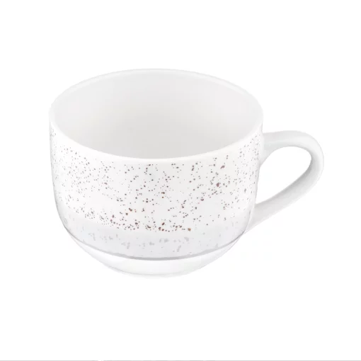 Чашка Ardesto Siena, 500мл, порцеляна, біло-сірий