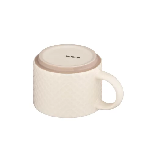 Чашка Ardesto Anzio, 300мл, кераміка, кремовий