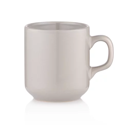 Чашка Ardesto Carlo, 280мл, кераміка, сірий