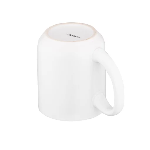 Чашка Ardesto Corgi, 380мл, кераміка, біло-сірий