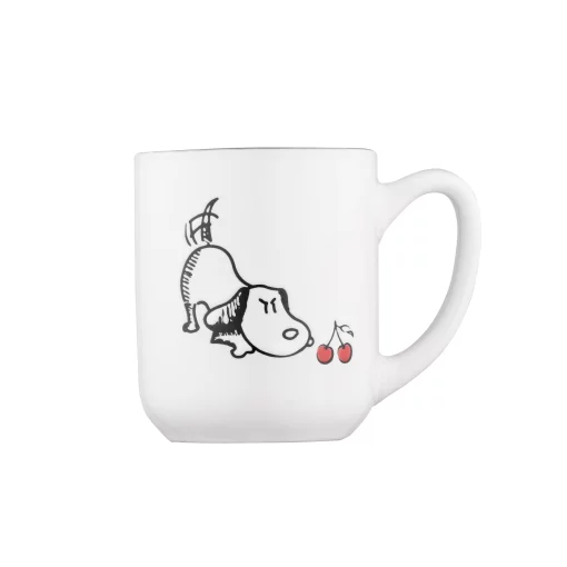 Чашка Ardesto Dog, 380мл, кераміка, біло-сірий