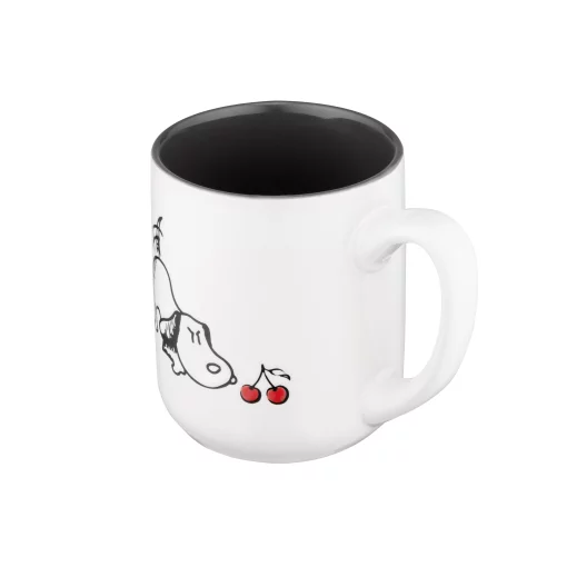 Чашка Ardesto Dog, 380мл, кераміка, біло-сірий