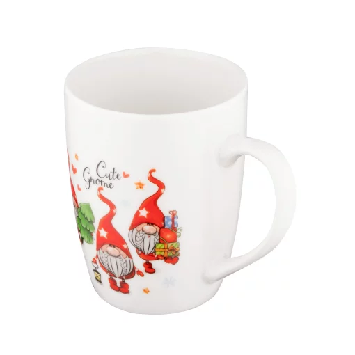 Чашка Ardesto Christmas Gnomes, 350мл, порцеляна