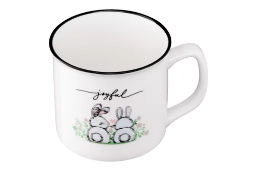 Чашка Ardesto Joyful, 320мл, порцеляна, білий