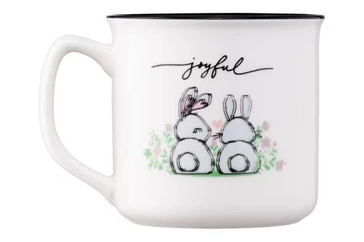 Чашка Ardesto Joyful, 320мл, порцеляна, білий