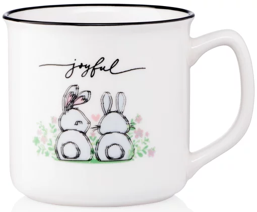 Чашка Ardesto Joyful, 320мл, порцеляна, білий