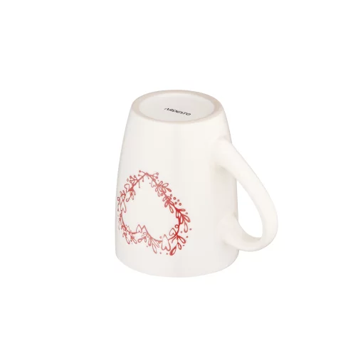 Чашка Ardesto Heart, 320мл, кераміка, білий