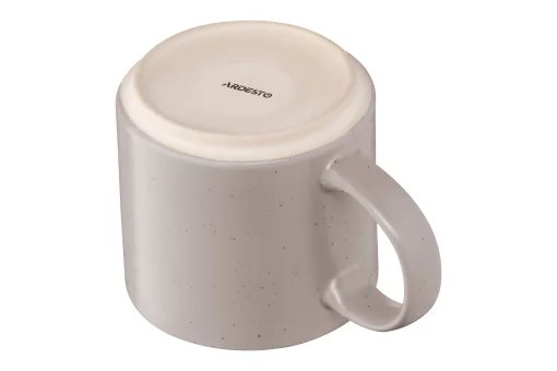 Чашка Ardesto Alcor, 420мл, кераміка, сірий