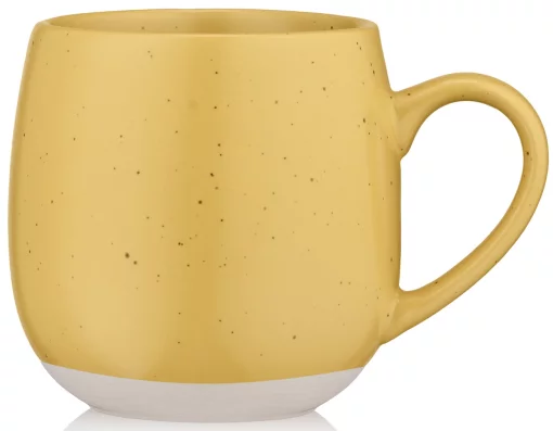 Чашка Ardesto Alcor, 450мл, кераміка, жовтий
