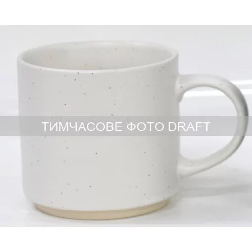 Чашка Ardesto Alcor, 420мл, кераміка, білий