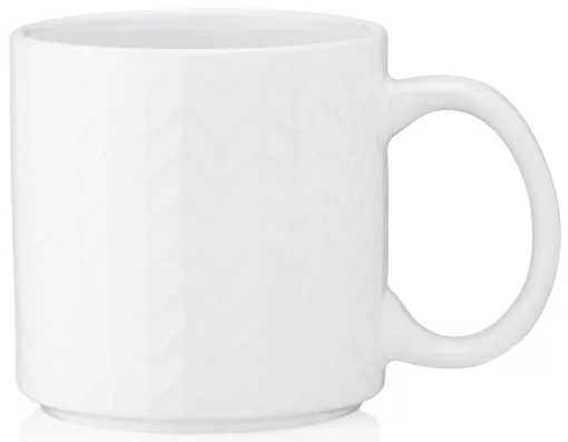 Чашка Ardesto Francesca, 360мл, кераміка, білий