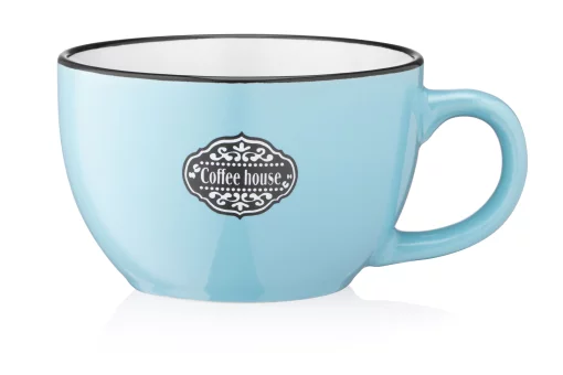 Чашка Ardesto Floerino, 480мл, кераміка, блакитний