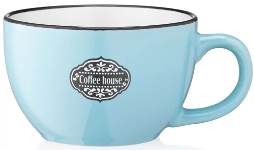 Чашка Ardesto Floerino, 480мл, кераміка, блакитний