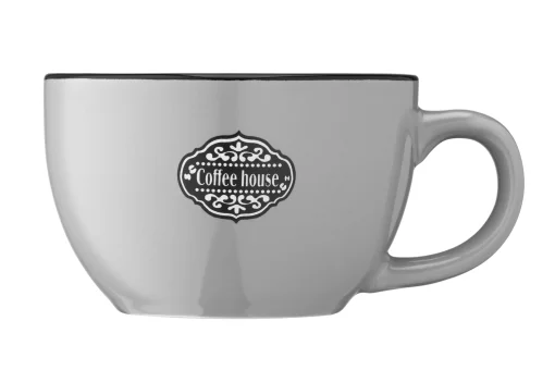 Чашка Ardesto Floerino, 480мл, кераміка, сірий