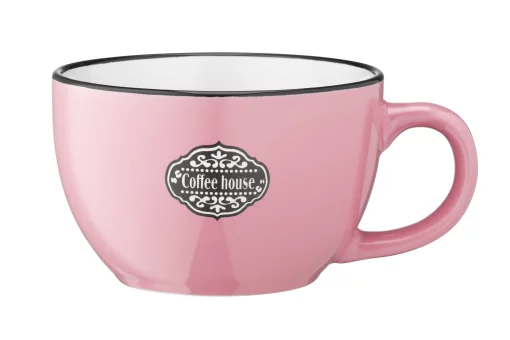 Чашка Ardesto Floerino, 480мл, кераміка, рожевий