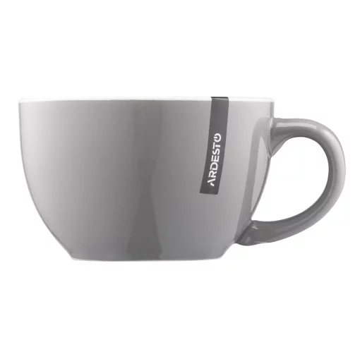 Чашка Ardesto Merino, 480мл, кераміка, сірий