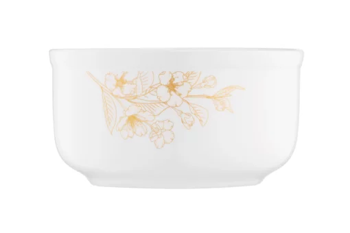 Салатник з кришкою Ardesto Sunny day, 12см, порцеляна, білий