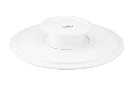 Блюдо для торта Ardesto Imola, 30см, порцеляна, білий