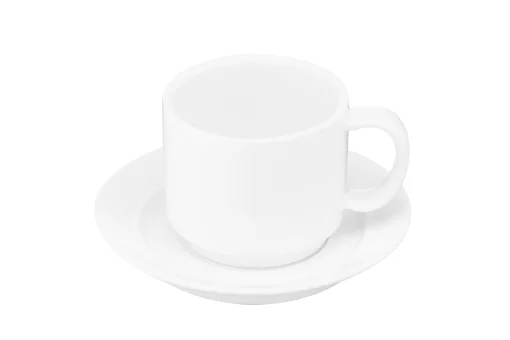 Чашка кавова Ardesto Prato, 100мл, порцеляна, білий