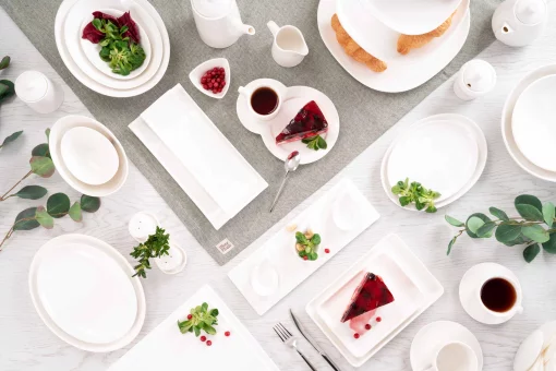 Блюдце Ardesto, 13см, порцеляна, білий